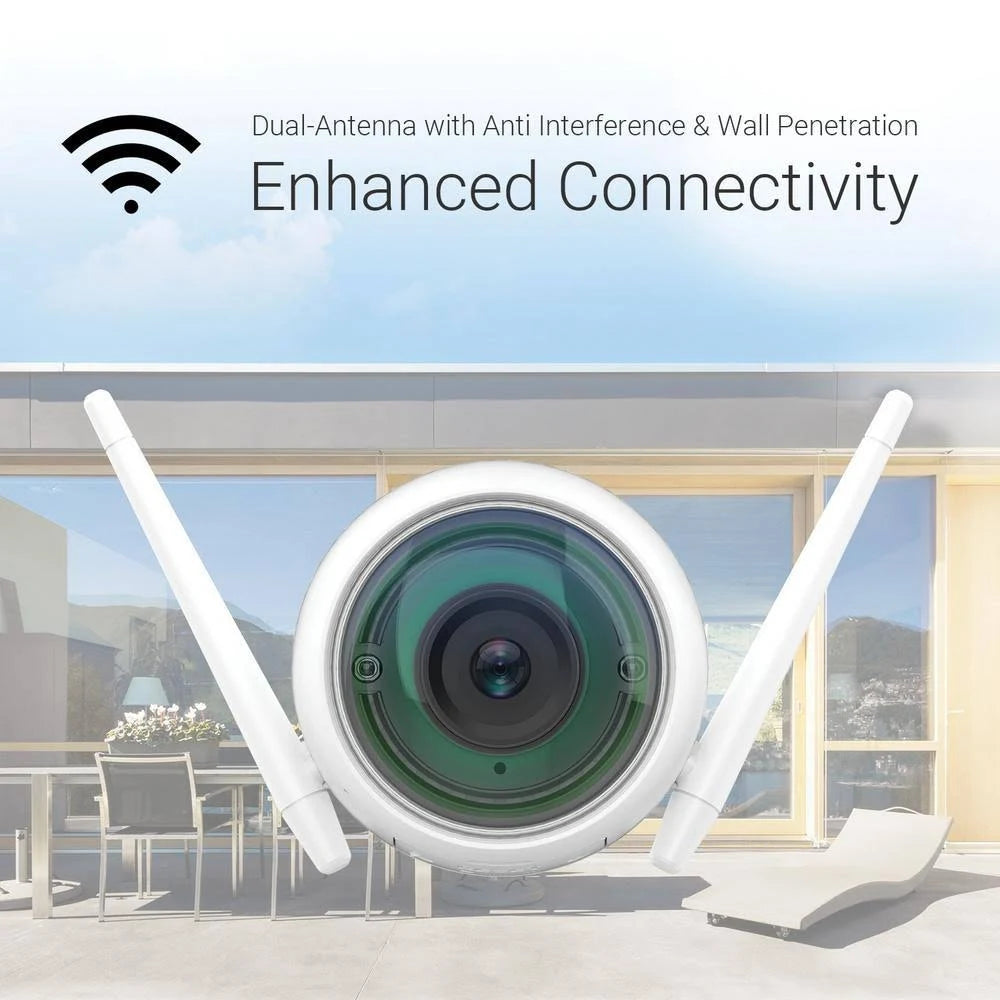 1080p Outdoor Bullet Wi-Fi Full HD Security Camera (4-Pack) T55893