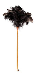 Ostrich-Feather Duster with Waxed Beechwood Handle B558