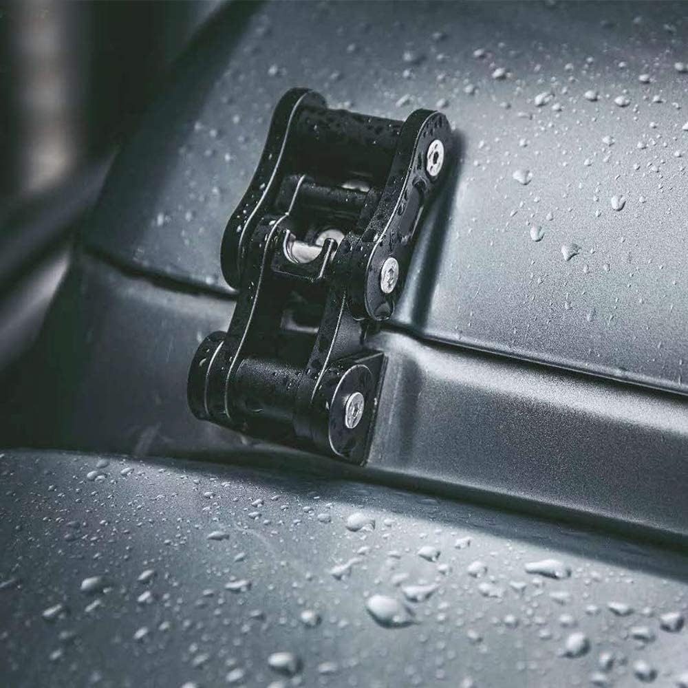 Black Aluminum Hood Latches, 1 Pair K49885