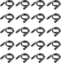 20 Pack 6.5FT 3-Pin DMX Cable Stage Light Wire K40428