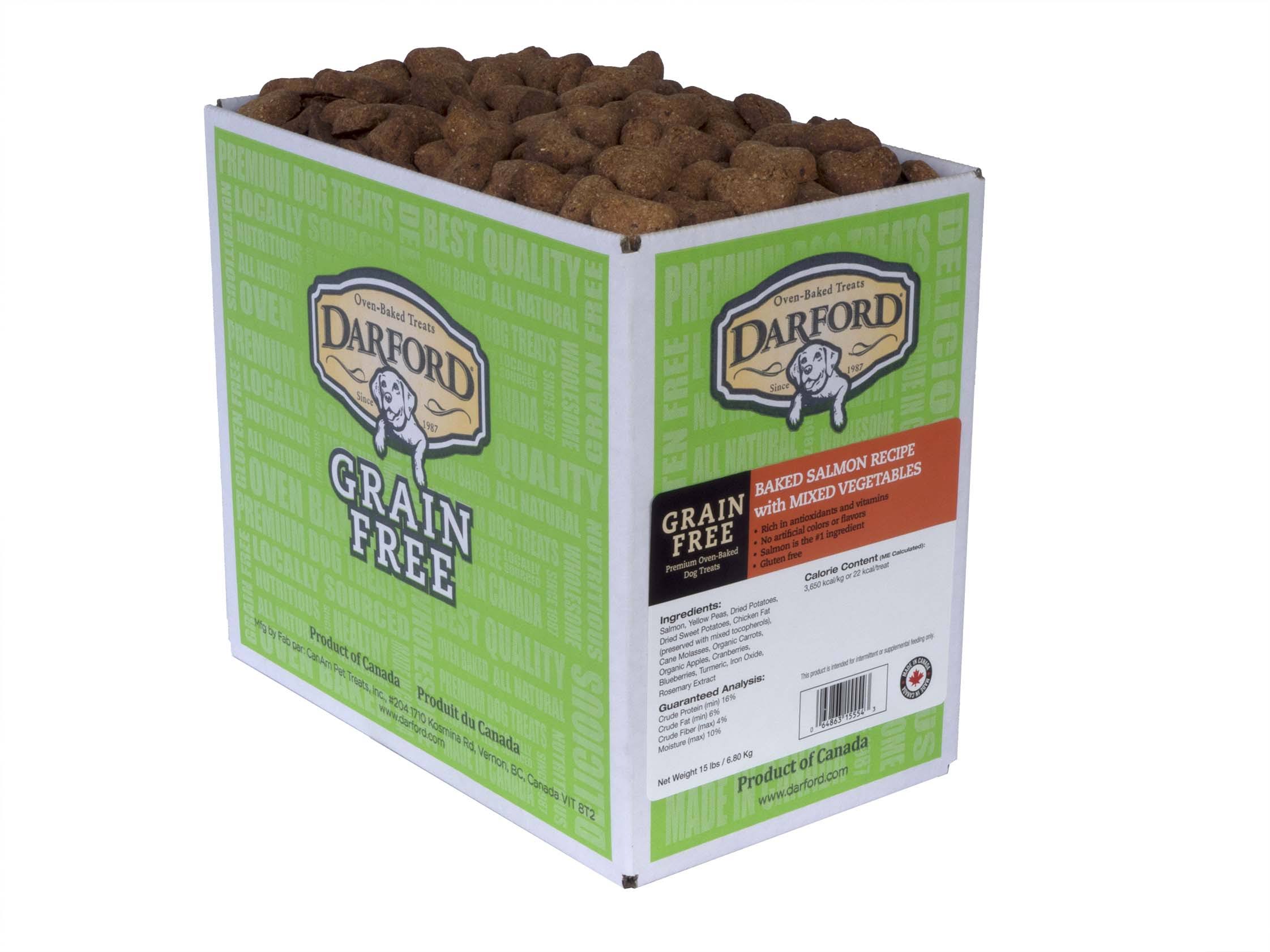 Grain Free Baked Salmon Dog Treats 15 lbs Y744187
