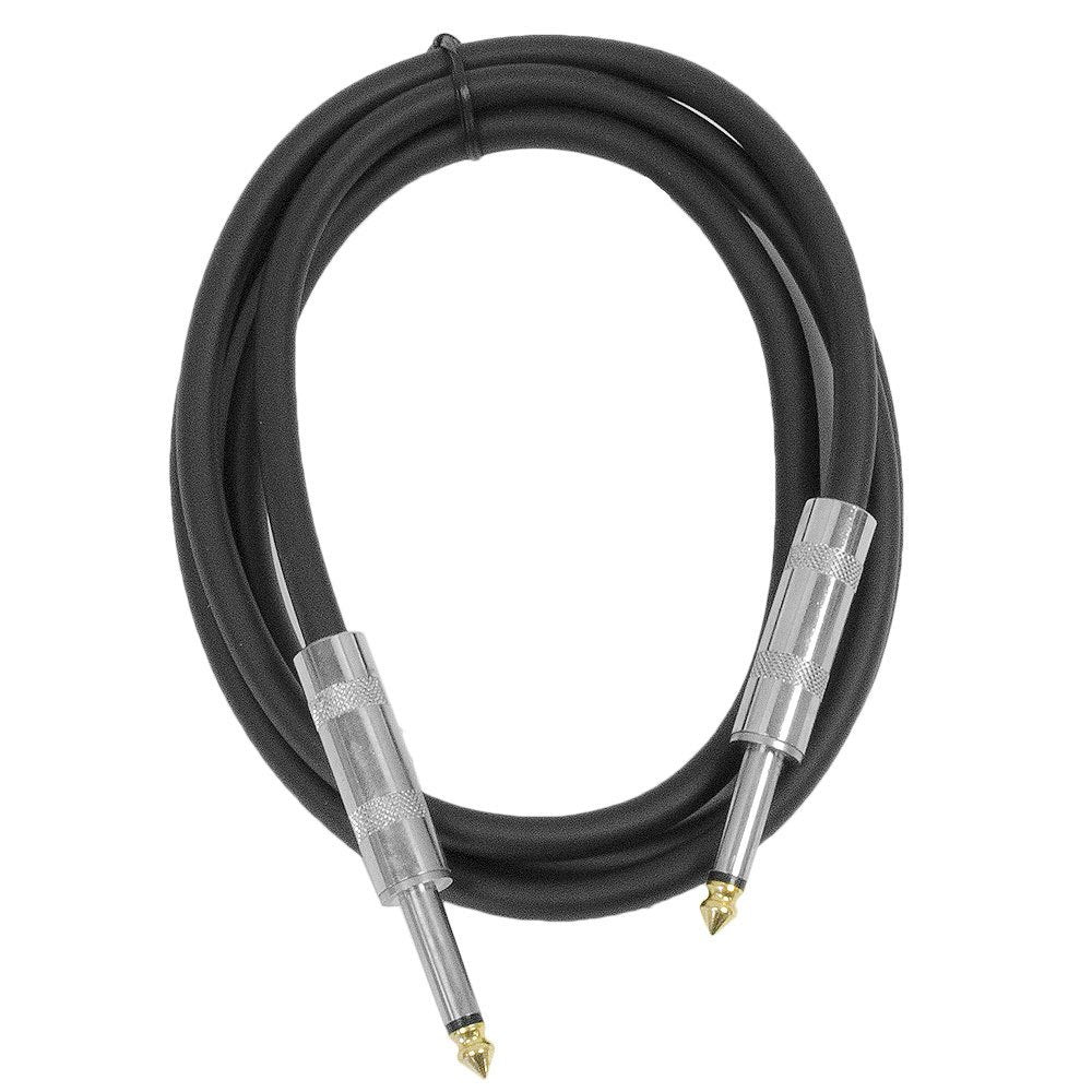 Pair of 100 Feet 1/4 to 1/4 Pro Audio Speaker Cables 14 Gauge B16585