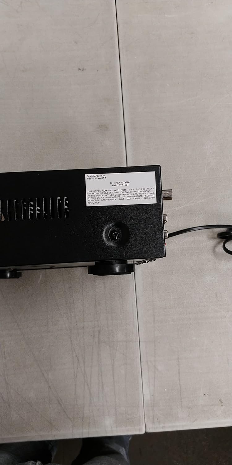 500W 4 Channel Stereo Bluetooth Amplifier with USB, FM, Microphone in A605