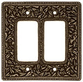 Antique Brass Wall Plate D380
