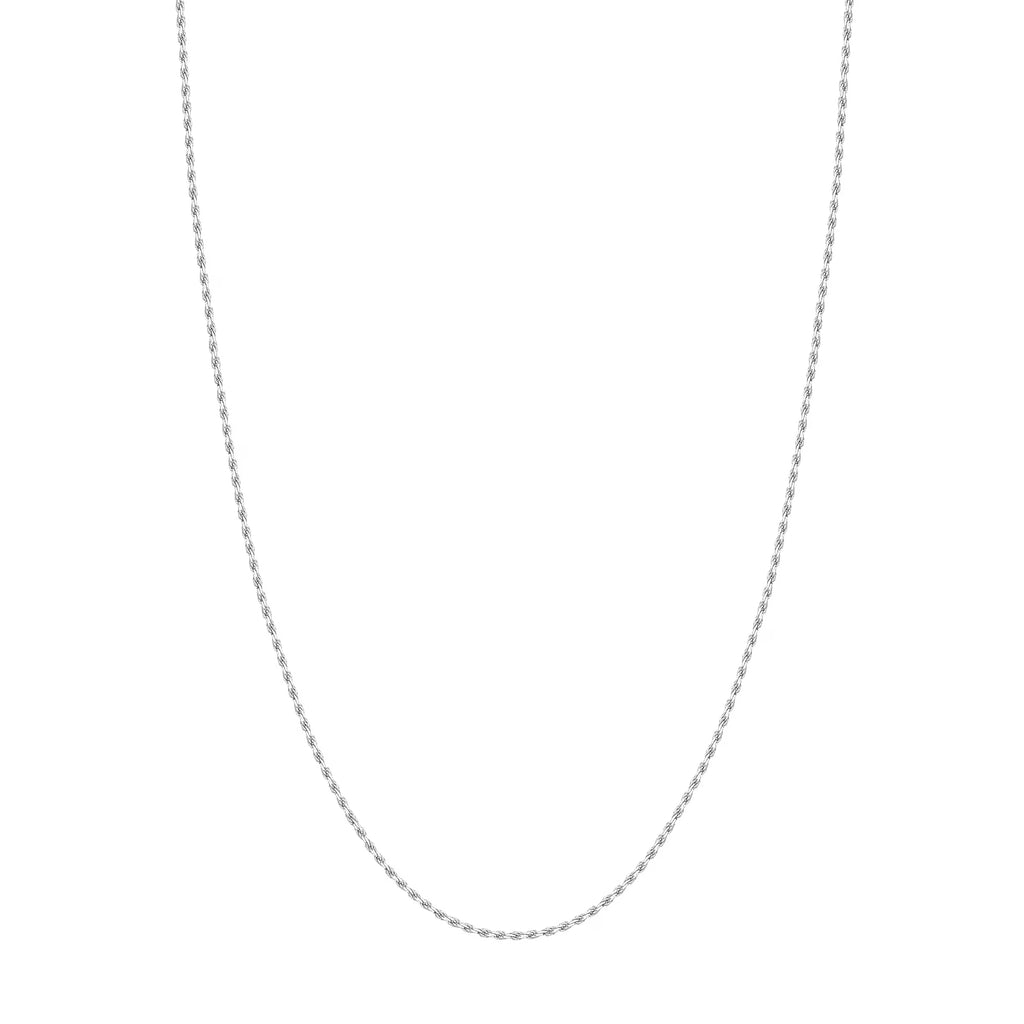 18" 1.80mm Rope Chain Necklace with Lobster Lock I402770