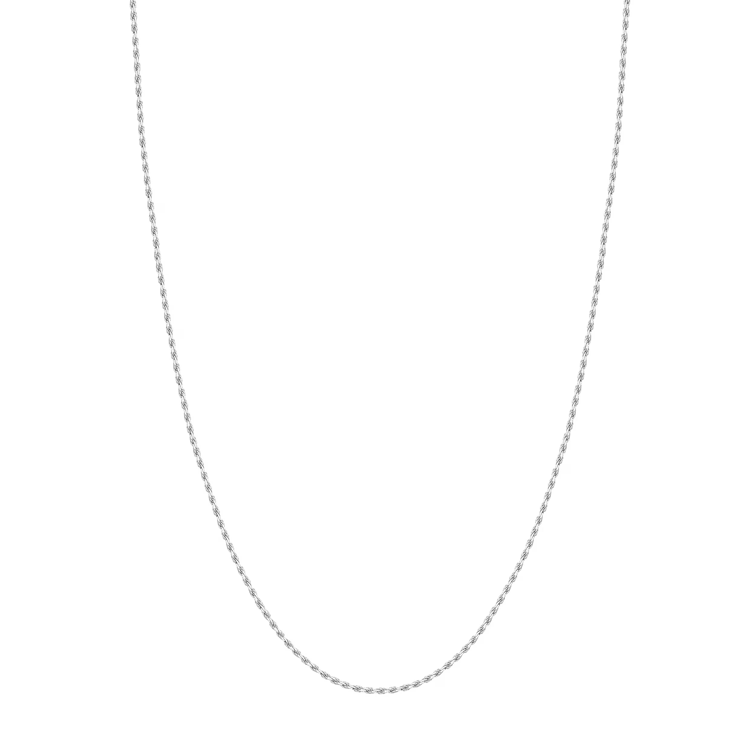 18" 1.80mm Rope Chain Necklace with Lobster Lock I402770