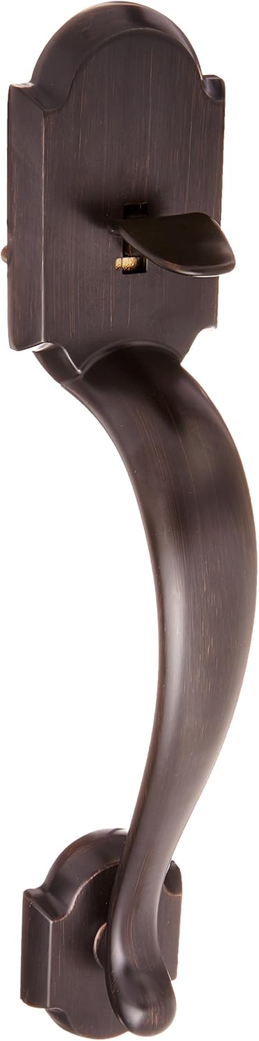 Austin Single Cylinder Exterior Handle Set, Venetian Bronze J13724