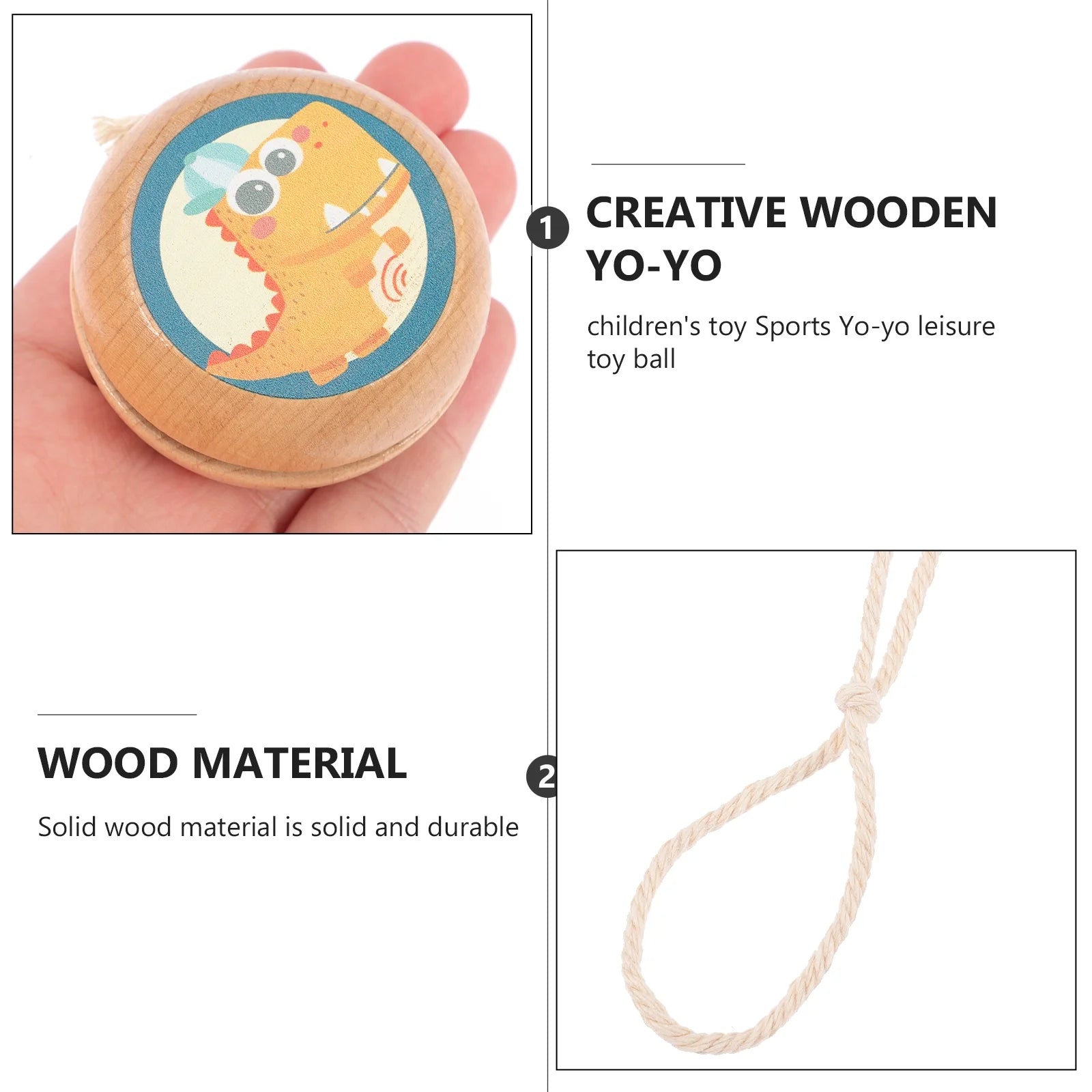 Wooden Yo-Yo Toy C5547
