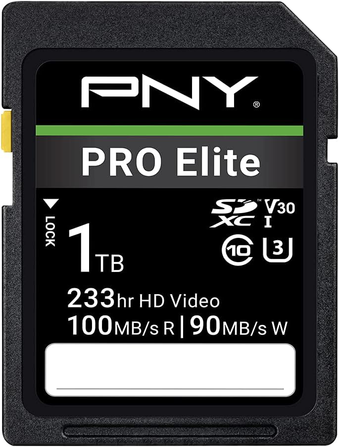 1TB PRO Elite SDXC Flash Memory Card P643340