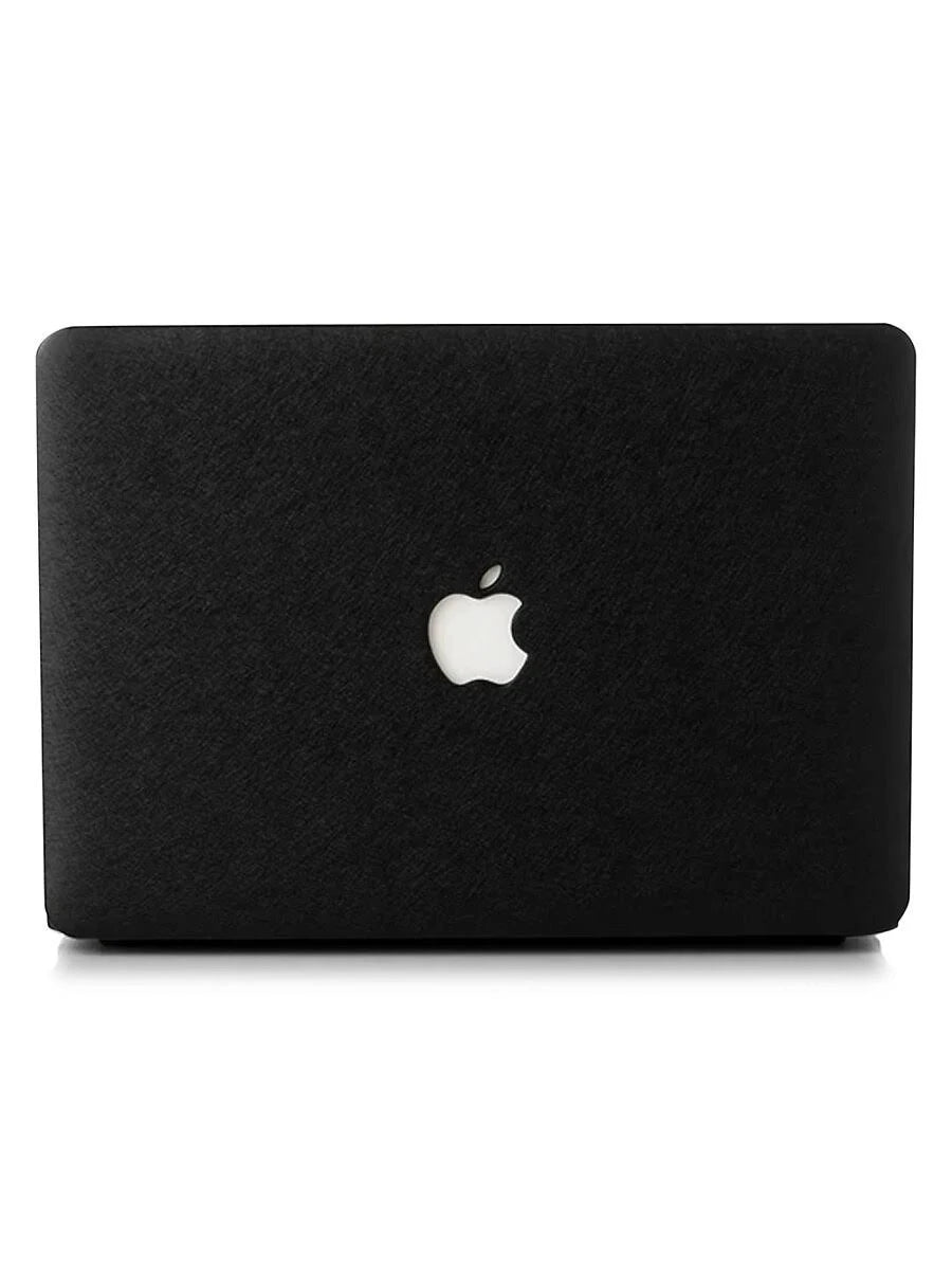 Black Brushed-Finish MacBook Case S357