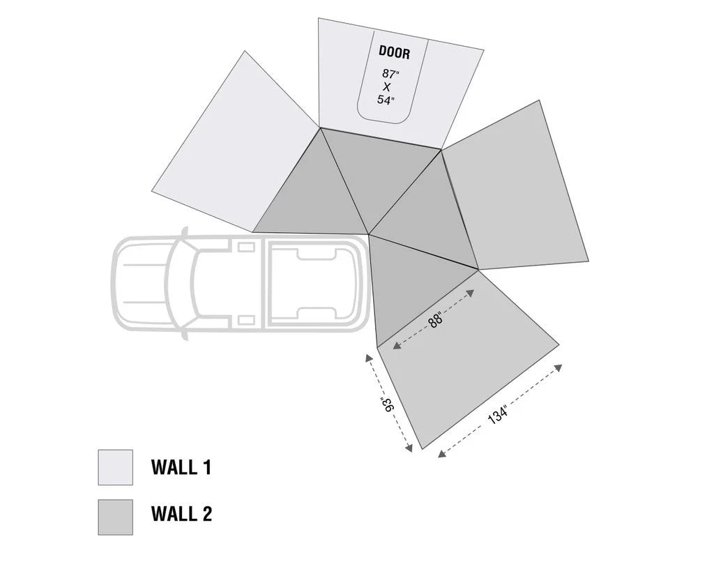 Passenger Side Awning Wall J383894