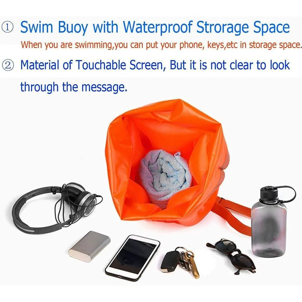 Swimming Storage Floats PVC Inflatable Bag Waterproof Storage V517469