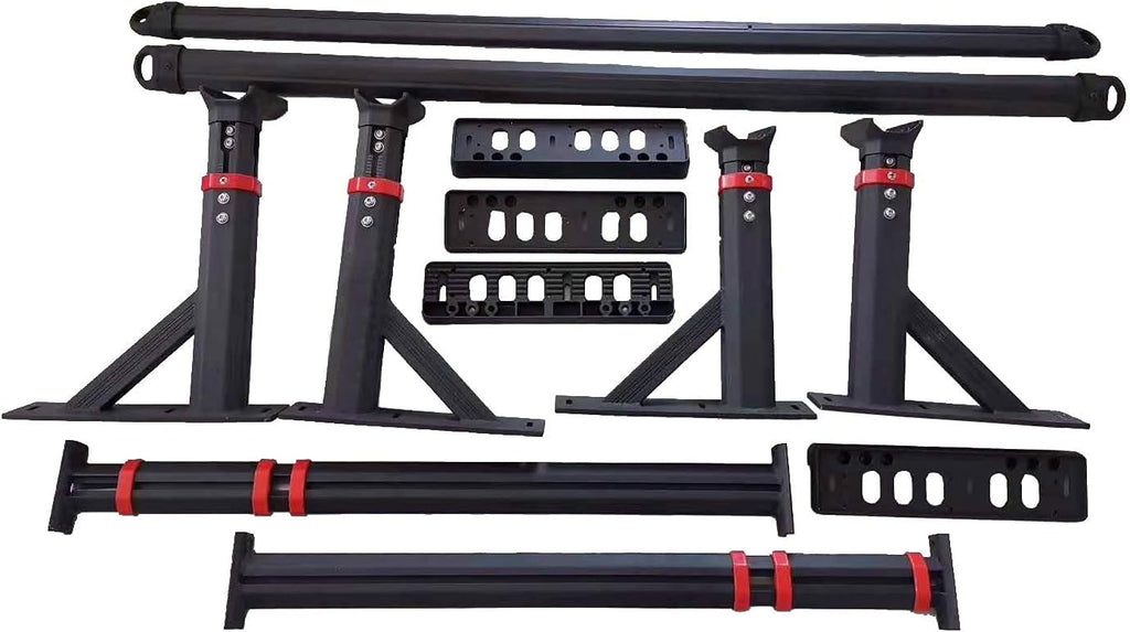 Heavy Duty Universal Pickup Truck Bed Rack with Side Rails T4938