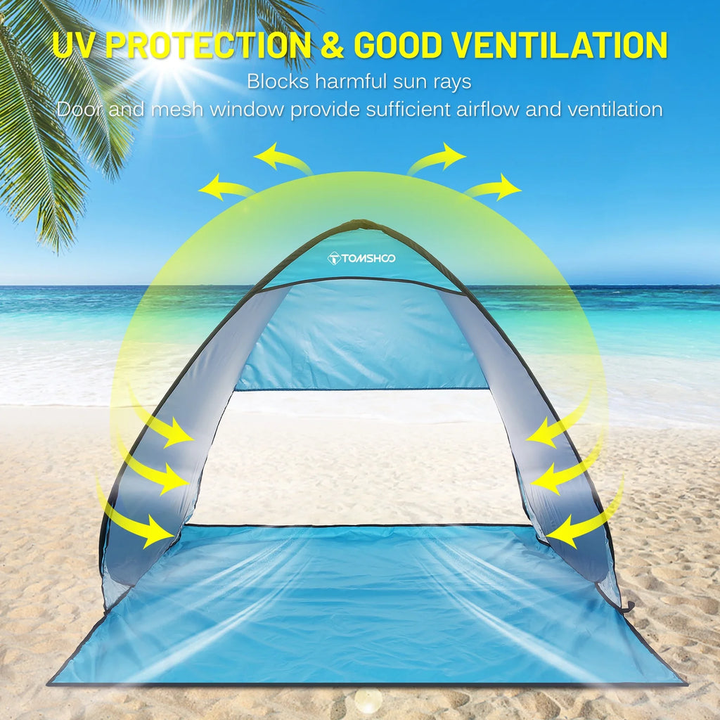 Lightweight Pop Beach Tent with Carry Bag X478