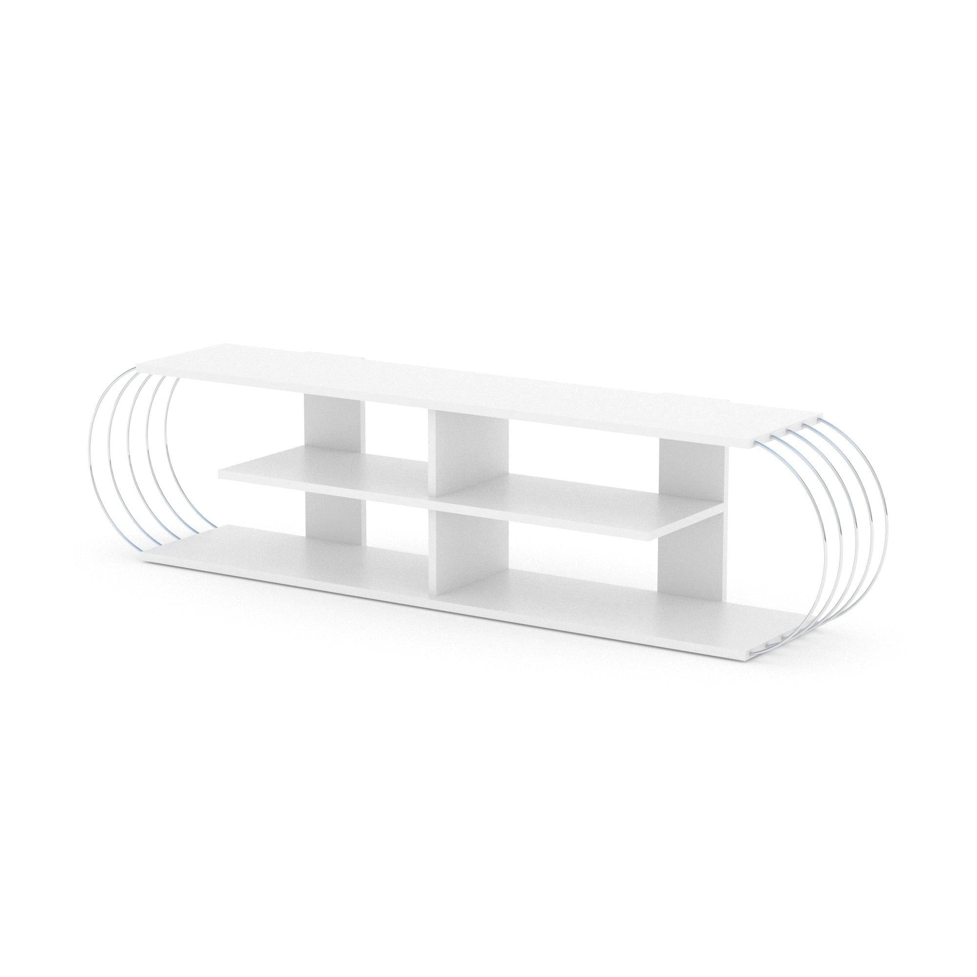 White-Chrome TV Unit G949945