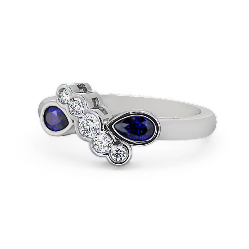 14K White Gold Eternity Band Size 11.5 N74142