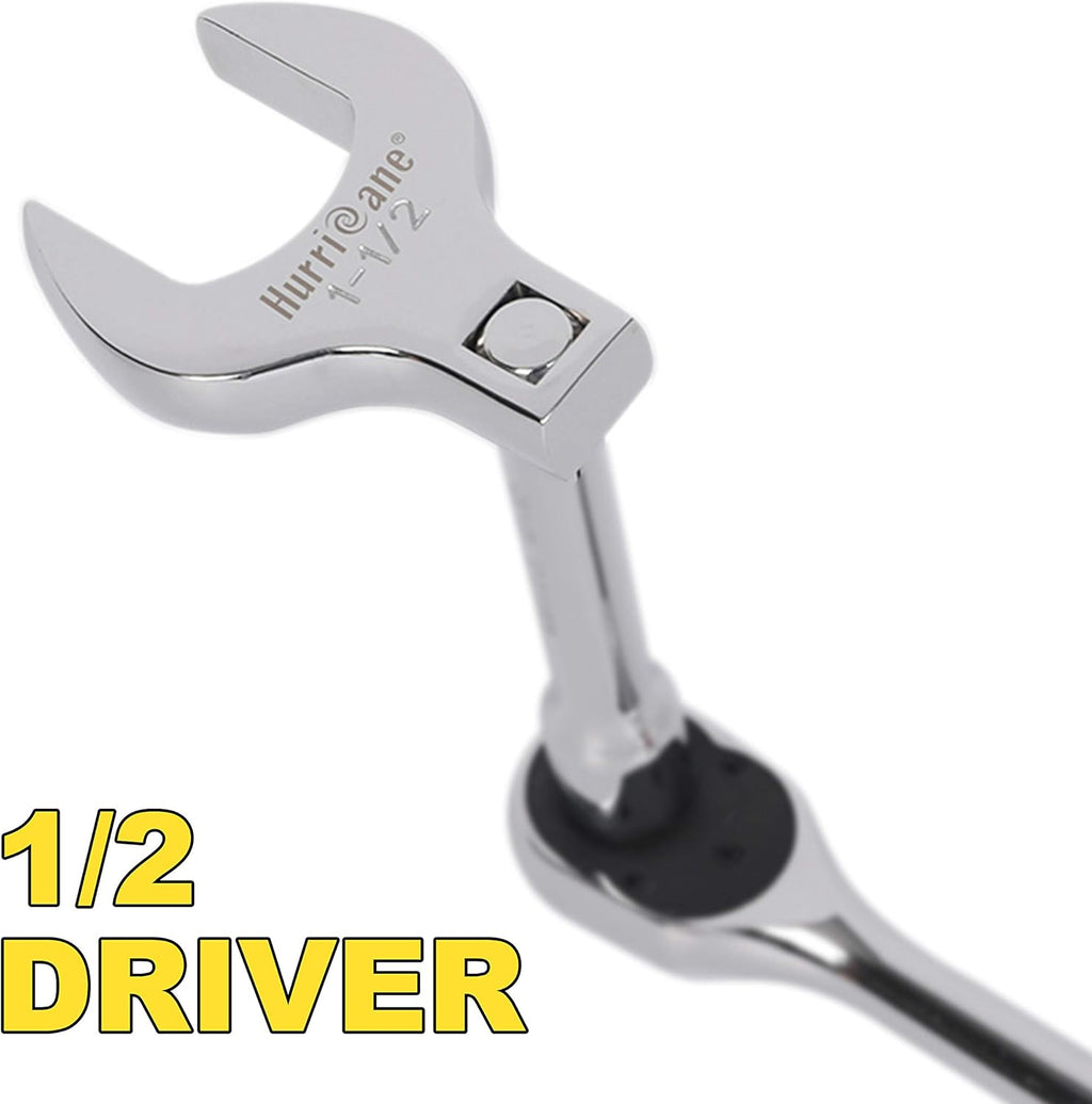 14 Piece SAE Jumbo Crowfoot Wrench Set with Storage Tray A728820