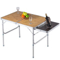 Aluminum Folding Camping Table with MDF Table Top T524239