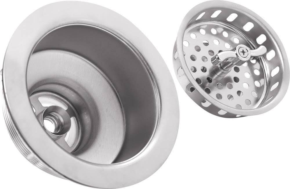 20 Gauge Stainless Steel Double Basin Drop-In Kitchen Sink with Gooseneck Faucet W5174