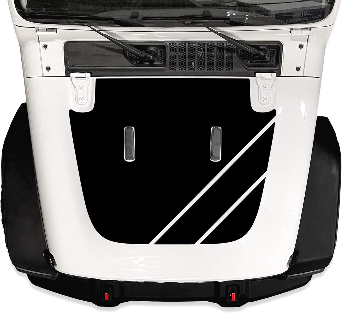 Matte Black 3M Vinyl Decal Wrap Pack of 2 G719