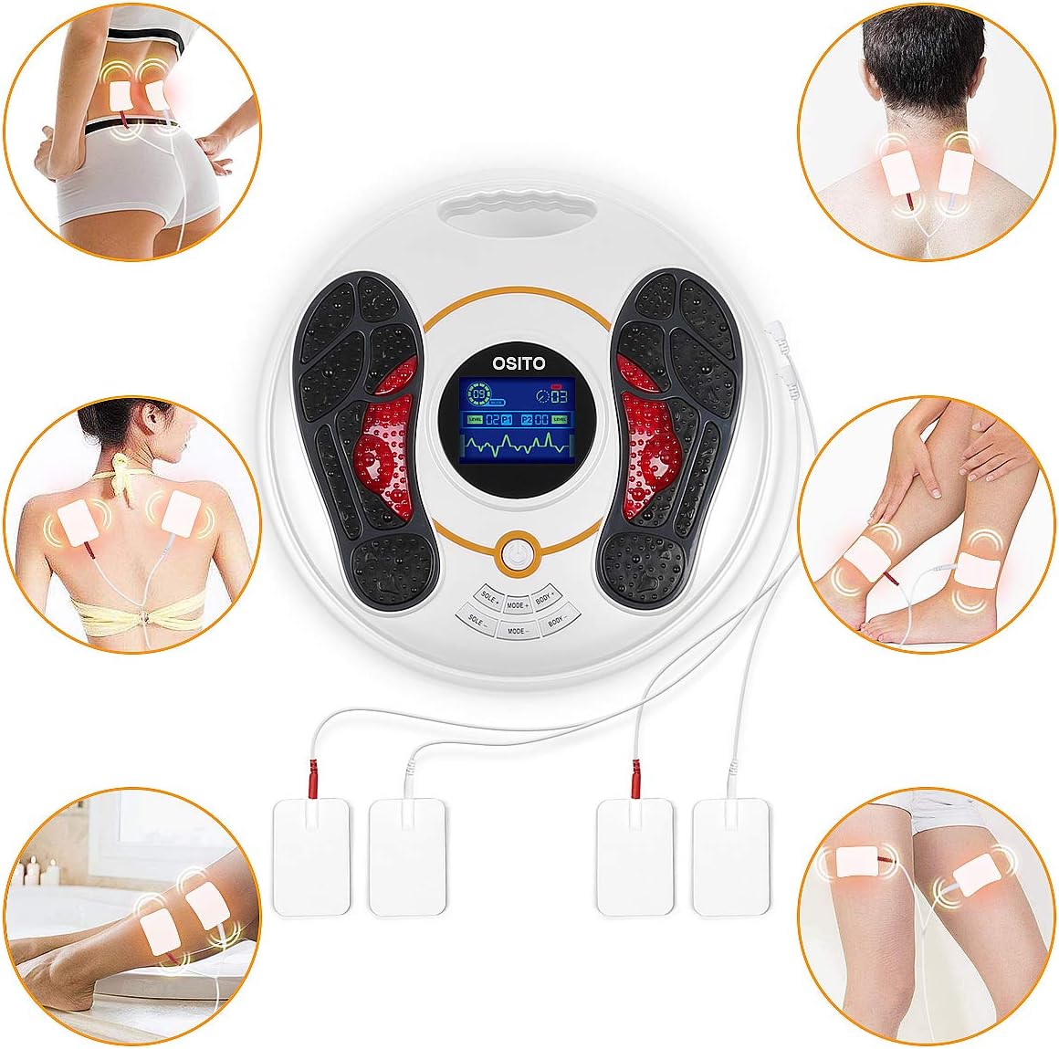 EMS Feet and Legs Massager Machine for Neuropathy P7220