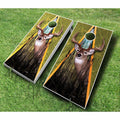 Pink Black Cornhole Set Q41776