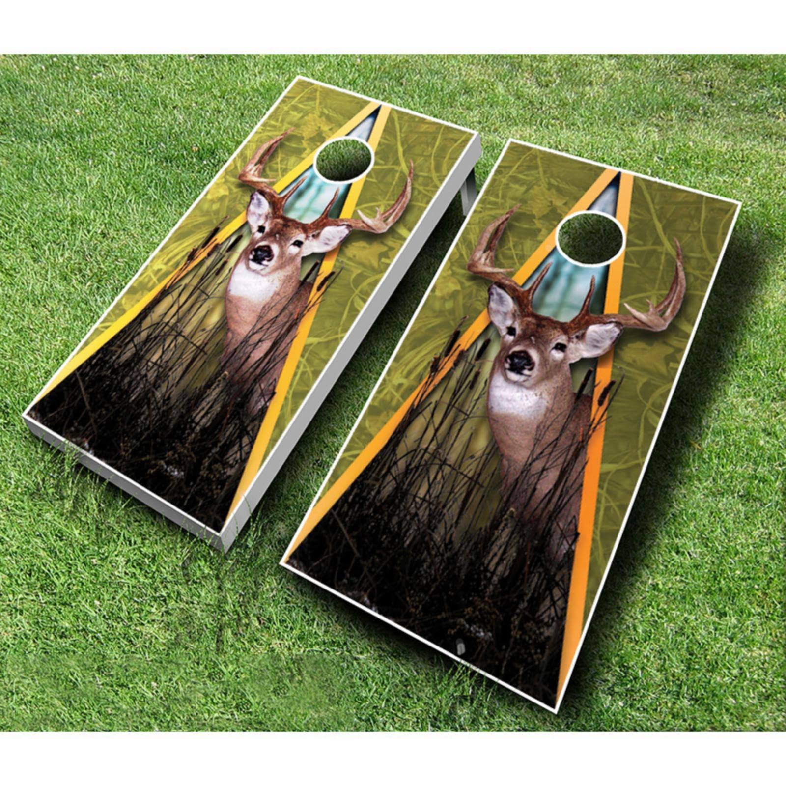 Pink Black Cornhole Set Q41776