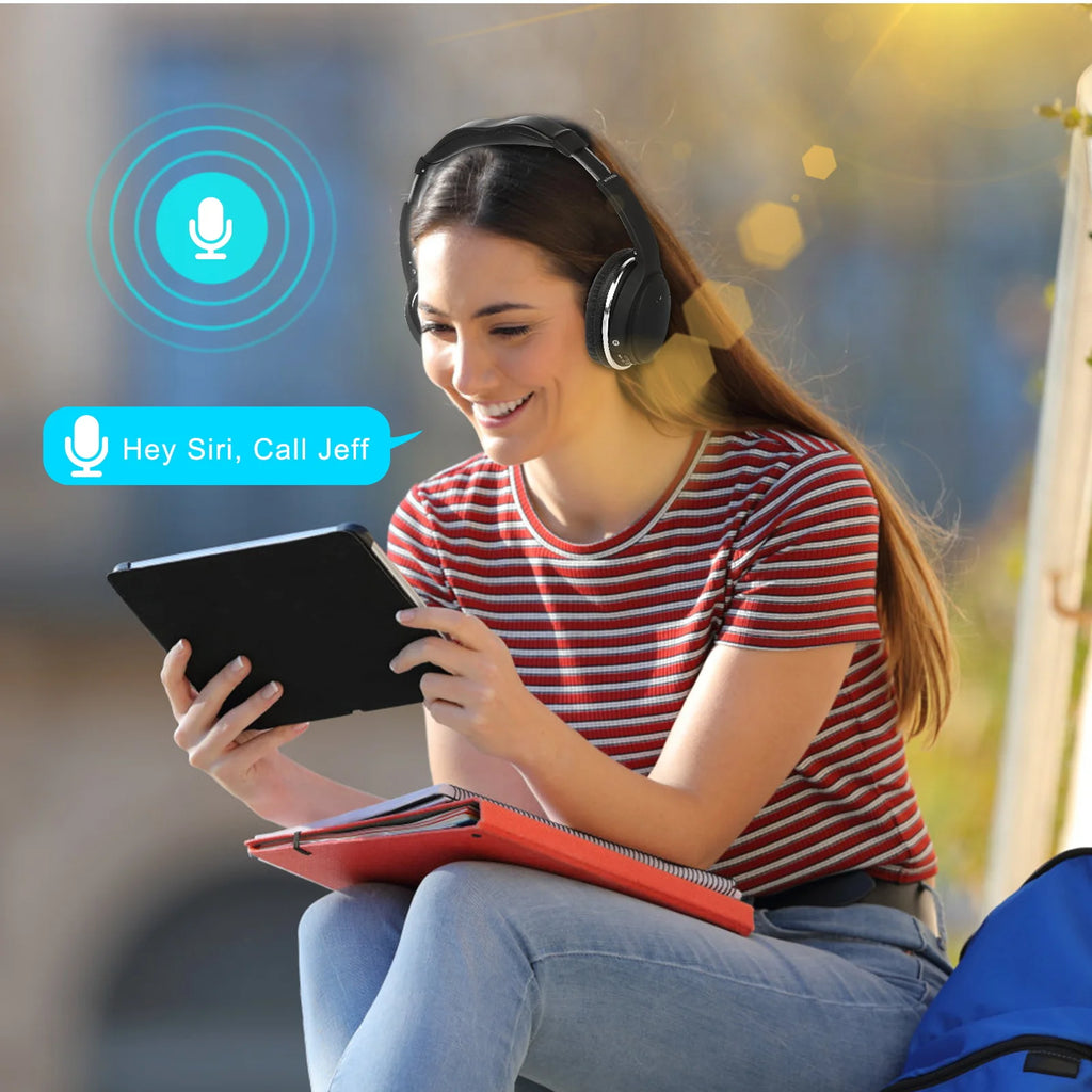 Wireless Bluetooth Over The Ear Headphones with Mic F463892