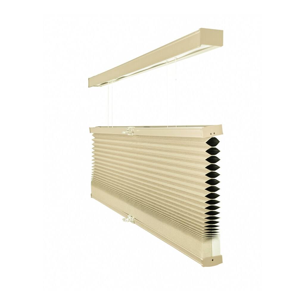 Cordless Cellular Shades Blackout Fawn 57x22W x 72x22H Y342