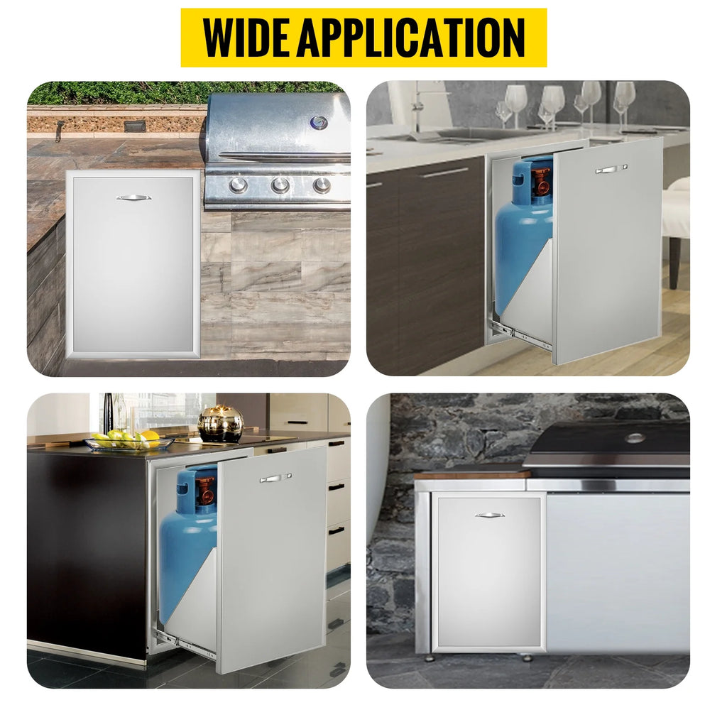 Stainless Steel Propane Tank Drawer for Outdoor Kitchen Y8231