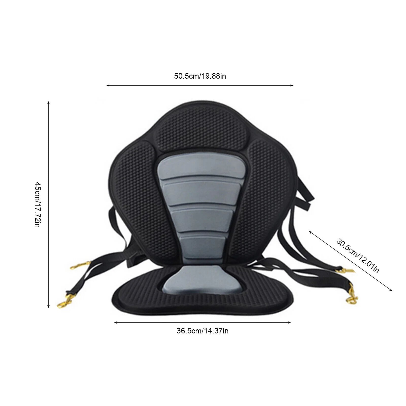 Adjustable Padded Kayak Seat with Storage Bag Q33803
