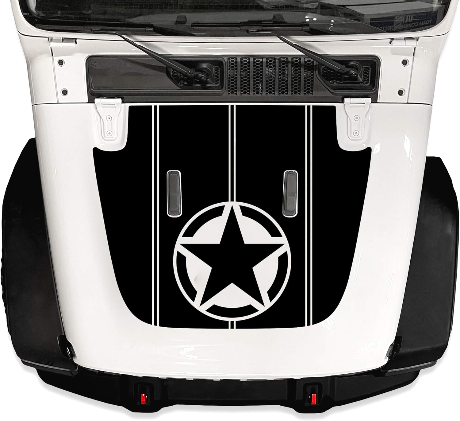 Matte Black 3M Vinyl Decal Wrap Pack of 2 G719