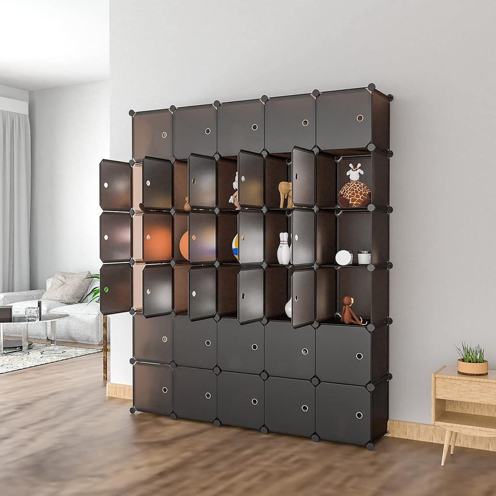 30-Cube Storage Cabinet with Doors V3658
