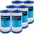 10x4.5 Carbon Filters (6 Filters), White C451656