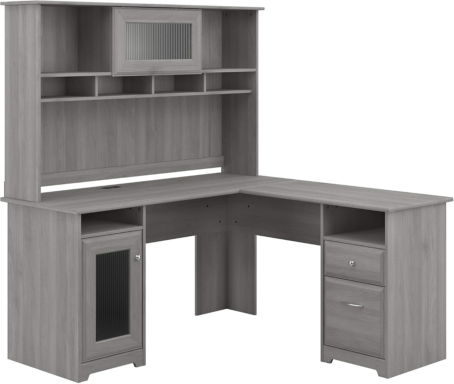 L Shaped Desk with Hutch W593939