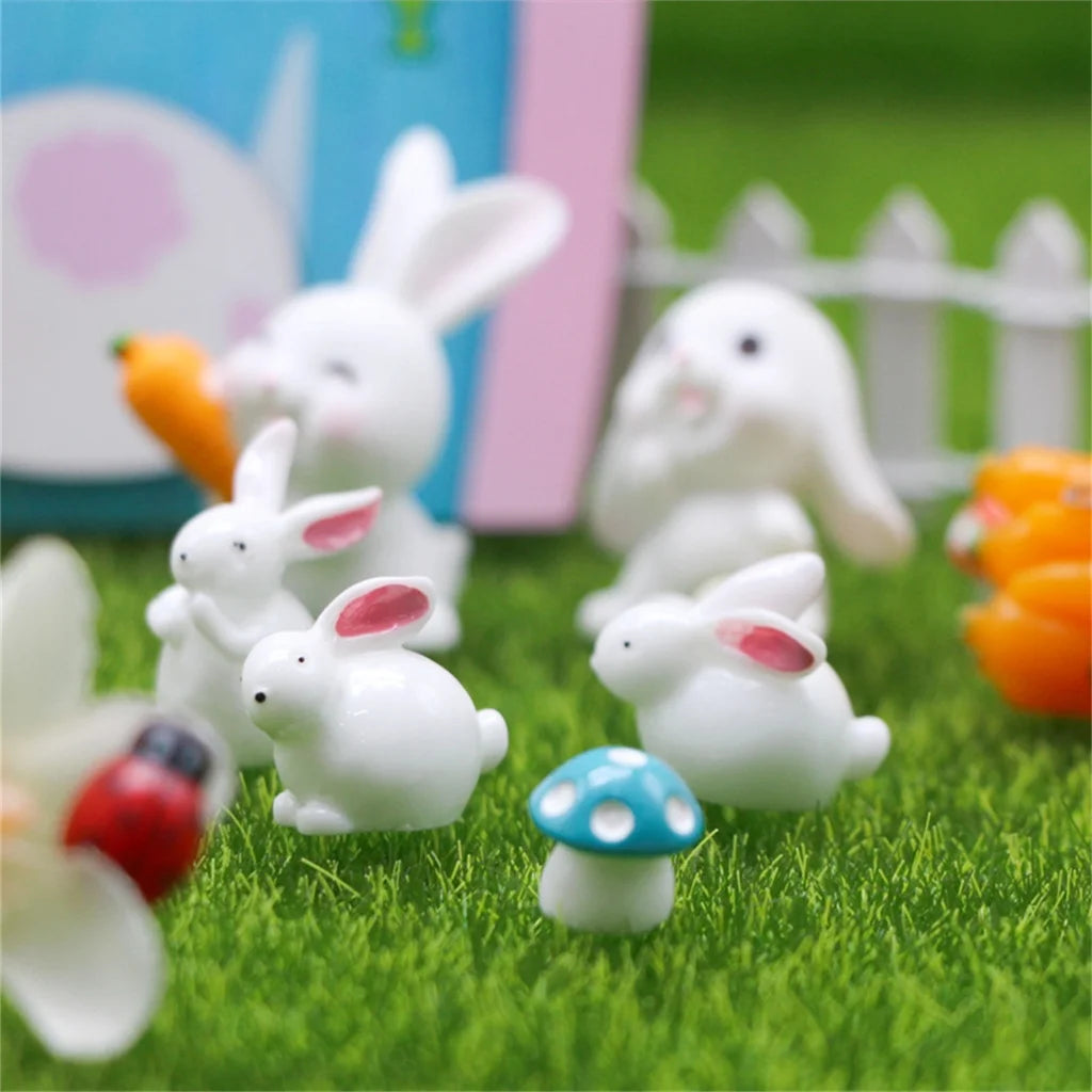 Dollhouse Miniature Easter Rabbit Garden Chick Door I766