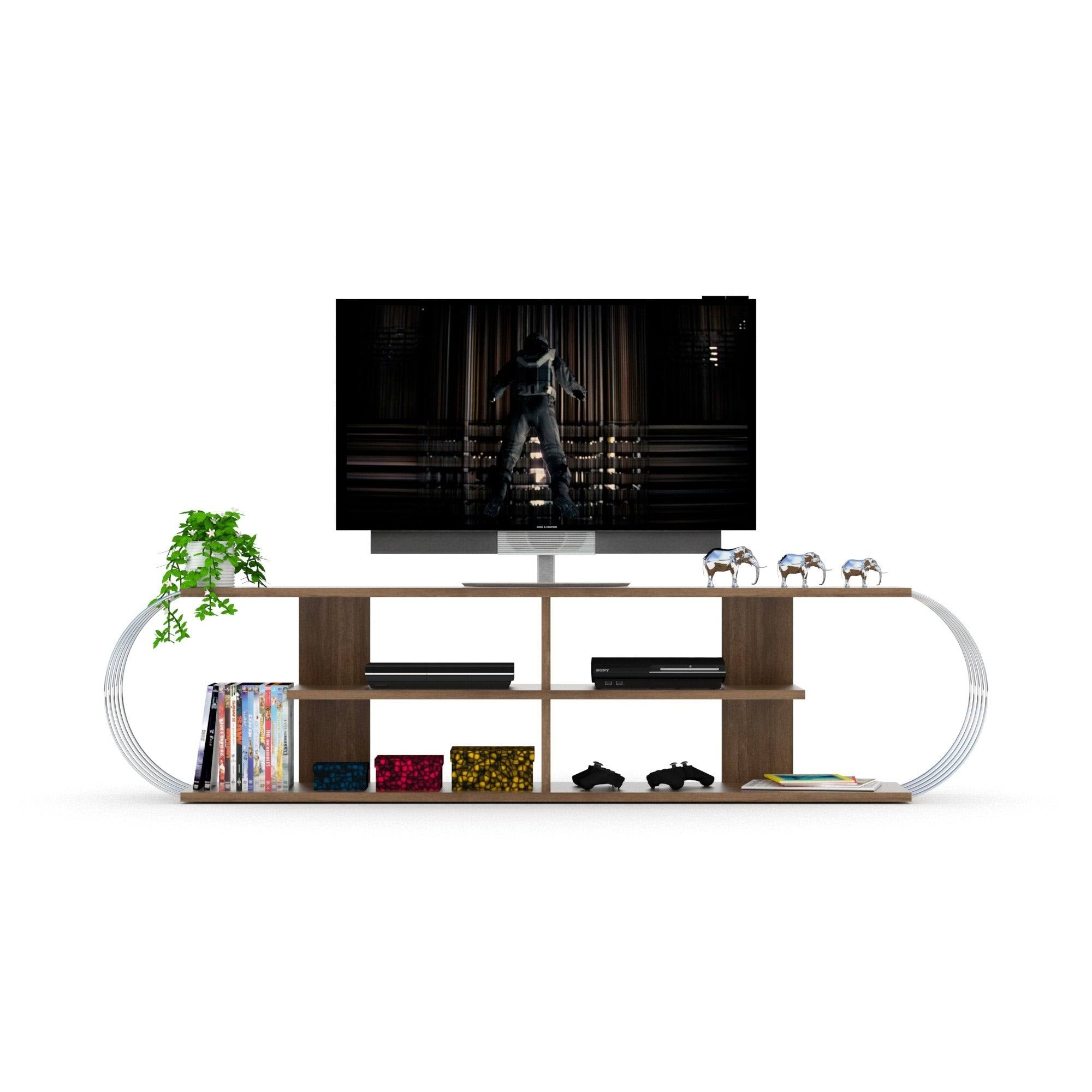 White-Chrome TV Unit G949945