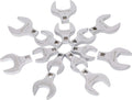 14 Piece SAE Jumbo Crowfoot Wrench Set with Storage Tray A728820
