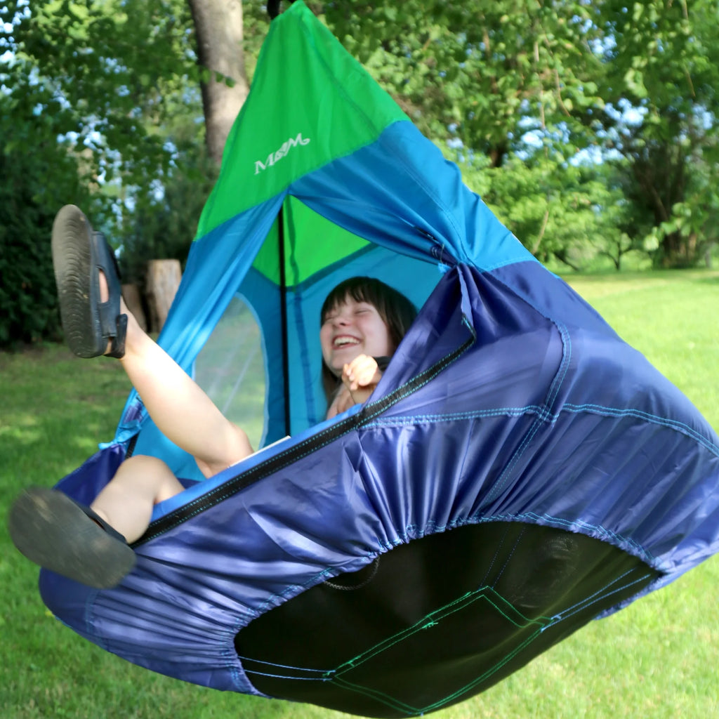 Outdoor Teepee Tent Swing A128615