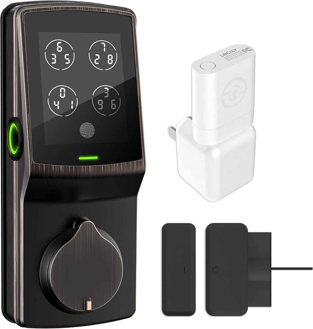 Smart Lock with Fingerprint & Wi-Fi, Keyless Entry Deadbolt Door Lock R4104