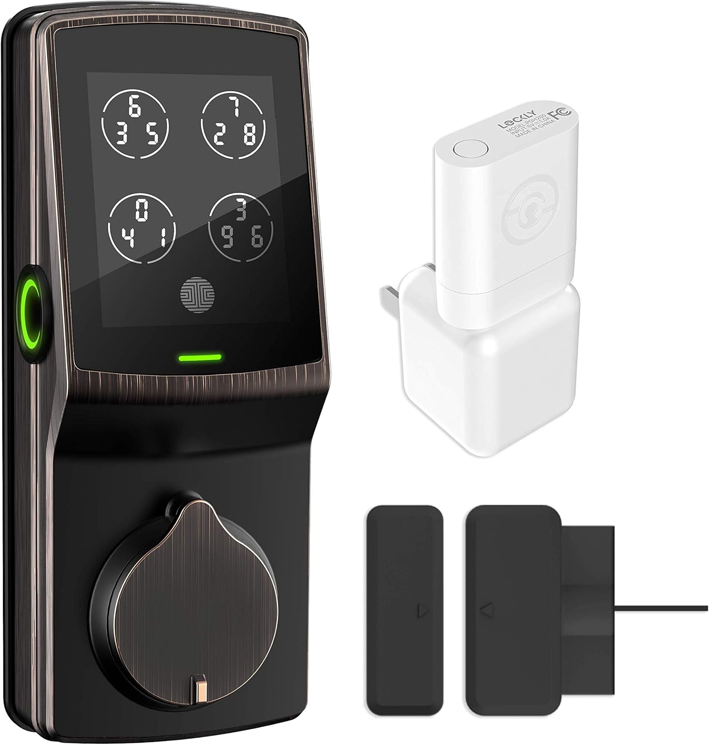 Smart Lock with Fingerprint & Wi-Fi, Keyless Entry Deadbolt Door Lock R4104