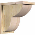 Rough Sawn Corbel with Backplate, Douglas Fir L7836