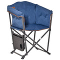 Oversize Padded Director Lawn Chair with Side Table D138