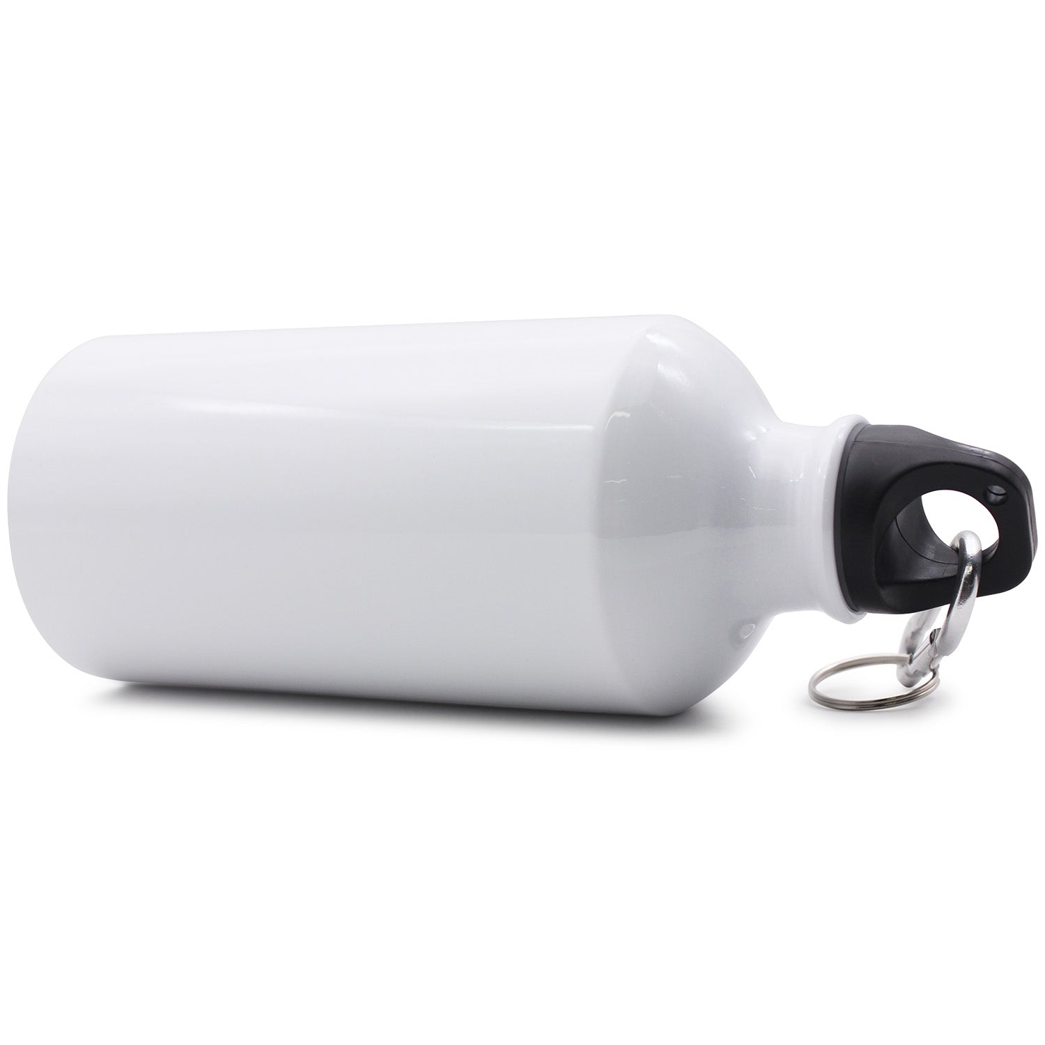 60pcs White Aluminum Sports Bottle 500ml with Individual Box Z58285