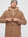 Camel Brown Wool Topcoat X99959