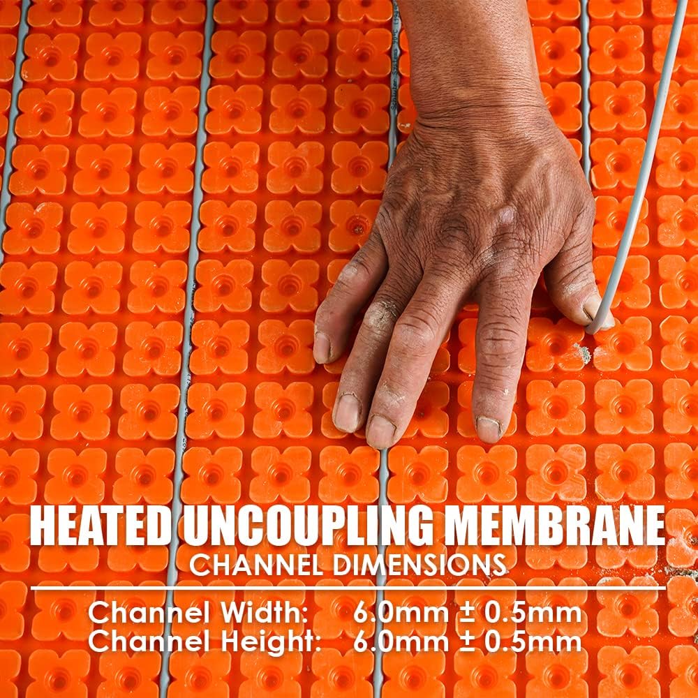 Heated Floor Uncoupling Membrane 54 SQFT G3788