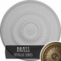 Large Floral Ceiling Medallion (Brass) V459