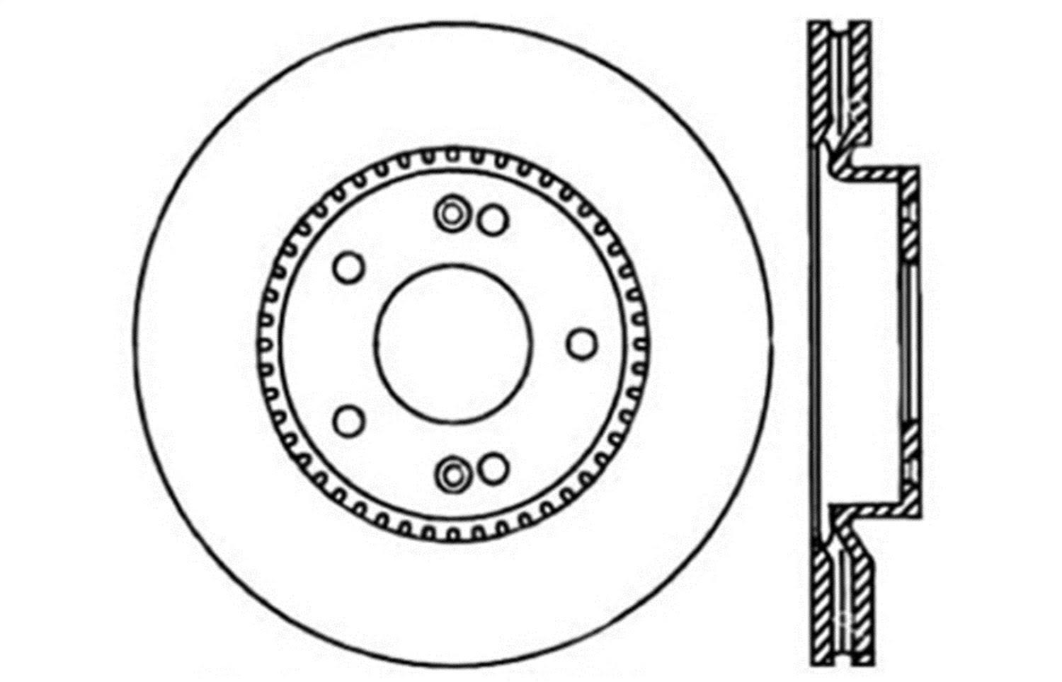 Cross Drilled Brake Rotor B9945
