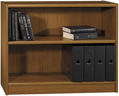 2 Shelf Wood Bookcase in Royal Oak I74698
