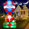LED Lighted Santa Christmas Inflatables Yard Decoration B363741
